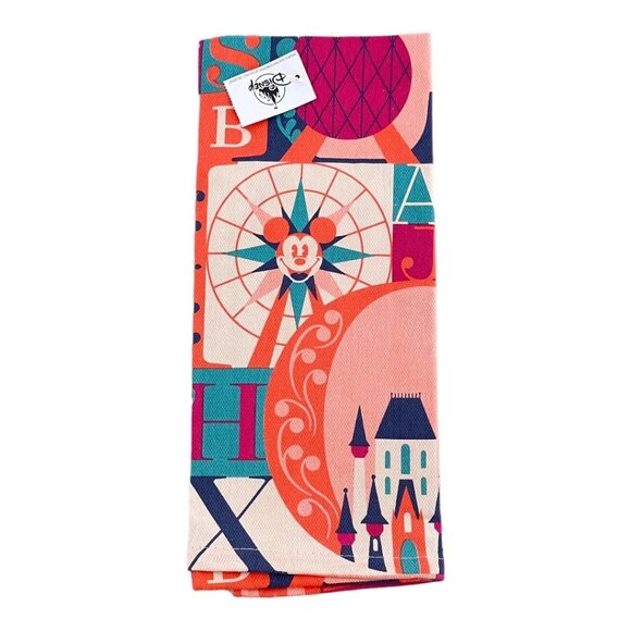 Disney Parks ABC Kitchen Dish Towel - Picture 1 of 4